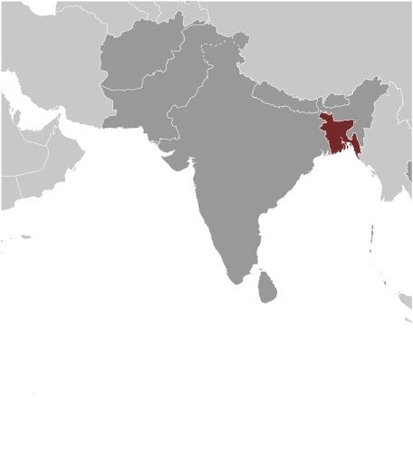 Bangladesh: Southern Asia, bordering the Bay of Bengal, between Burma and India Bangladesh: Southern Asia, bordering the Bay of Bengal, between Burma and India