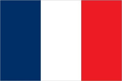France: three equal vertical bands of blue (hoist side), white, and red; known as the "Le drapeau tricolore" (French Tricolor), the origin of the flag dates to 1790 and the French Revolution when the "ancient French color" of white was combined with the blue and red colors of the Parisian militia; the official flag for all French dependent areas, note: for the first four years, 1790-94, the order of colors was reversed, red-white-blue, instead of the current blue-white-red; the design and/or colors are similar to a number of other flags, including those of Belgium, Chad, Cote d'Ivoire, Ireland, Italy, Luxembourg, and Netherlands France: three equal vertical bands of blue (hoist side), white, and red; known as the "Le drapeau tricolore" (French Tricolor), the origin of the flag dates to 1790 and the French Revolution when the "ancient French color" of white was combined with the blue and red colors of the Parisian militia; the official flag for all French dependent areas, note: for the first four years, 1790-94, the order of colors was reversed, red-white-blue, instead of the current blue-white-red; the design and/or colors are similar to a number of other flags, including those of Belgium, Chad, Cote d'Ivoire, Ireland, Italy, Luxembourg, and Netherlands