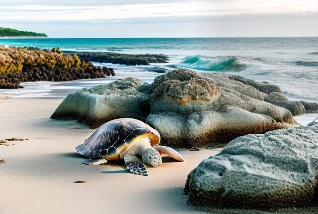 Shell Beach A pristine coastal area famous for nesting sea turtles and untouched natural beauty. Shell Beach A pristine coastal area famous for nesting sea turtles and untouched natural beauty.