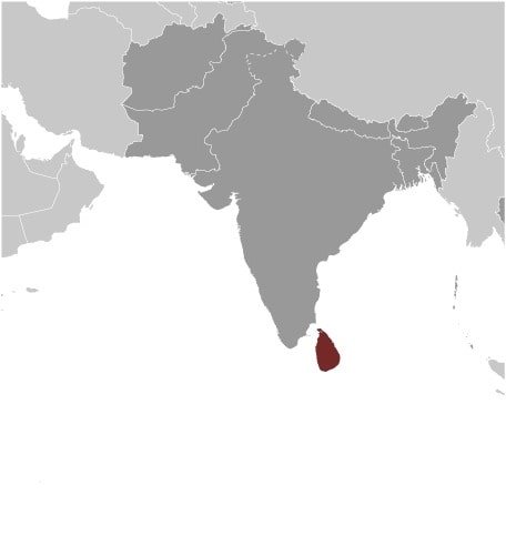 Sri Lanka: Southern Asia, island in the Indian Ocean, south of India Sri Lanka: Southern Asia, island in the Indian Ocean, south of India