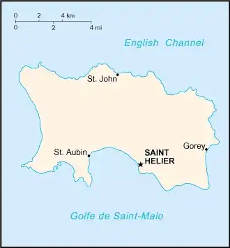 Jersey; Jersey map showing this British crown dependency island in the English Channel. Jersey; Jersey map showing this British crown dependency island in the English Channel.