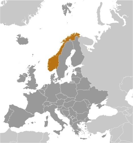 Norway: Northern Europe, bordering the North Sea and the North Atlantic Ocean, west of Sweden Norway: Northern Europe, bordering the North Sea and the North Atlantic Ocean, west of Sweden
