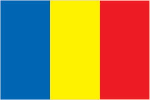 Romania: three equal vertical bands of cobalt blue (hoist side), chrome yellow, and vermilion red; modeled after the flag of France, the colors are those of the principalities of Walachia (red and yellow) and Moldavia (red and blue), which united in 1862 to form Romania; the national coat of arms that used to be centered in the yellow band has been removed note: now similar to the flag of Chad, whose blue band is darker; also resembles the flags of Andorra and Moldova Romania: three equal vertical bands of cobalt blue (hoist side), chrome yellow, and vermilion red; modeled after the flag of France, the colors are those of the principalities of Walachia (red and yellow) and Moldavia (red and blue), which united in 1862 to form Romania; the national coat of arms that used to be centered in the yellow band has been removed note: now similar to the flag of Chad, whose blue band is darker; also resembles the flags of Andorra and Moldova