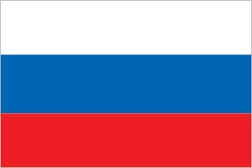 Russia: three equal horizontal bands of white (top), blue, and red note: the Russian flag was created when Russia built its first naval vessels, and was used mostly as a naval ensign until the nineteenth century; the colors may have been based on those of the Dutch flag; despite many popular interpretations, there is no official meaning assigned to the colors of the Russian flag; the flag inspired several other Slavic countries to adopt horizontal tricolors of the same colors but in different arrangements, and so red, blue, and white became the Pan-Slav colors Russia: three equal horizontal bands of white (top), blue, and red<br />
note: the Russian flag was created when Russia built its first naval vessels, and was used mostly as a naval ensign until the nineteenth century; the colors may have been based on those of the Dutch flag; despite many popular interpretations, there is no official meaning assigned to the colors of the Russian flag; the flag inspired several other Slavic countries to adopt horizontal tricolors of the same colors but in different arrangements, and so red, blue, and white became the Pan-Slav colors