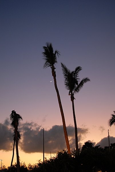 Sunset on Providenciales Island Sunset on Providenciales Island