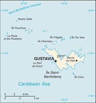 Saint Barthelemy: Saint Barthelemy map showing the islands of this French overseas collectivity in the Caribbean Sea. Saint Barthelemy: Saint Barthelemy map showing the islands of this French overseas collectivity in the Caribbean Sea.
