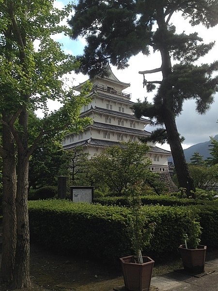 The distinctive, white, five-story Shimabara Castle keep in Shimabara, Hizen province (present day Nagasaki prefecture) dates to the 17th century. The distinctive, white, five-story Shimabara Castle keep in Shimabara, Hizen province (present day Nagasaki prefecture) dates to the 17th century.