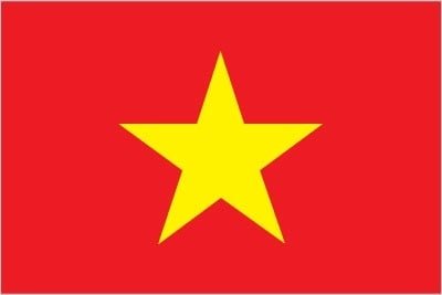 Vietnam: red field with a large yellow five-pointed star in the center; red symbolizes revolution and blood, the five-pointed star represents the five elements of the populace - peasants, workers, intellectuals, traders, and soldiers - that unite to build socialism Vietnam: red field with a large yellow five-pointed star in the center; red symbolizes revolution and blood, the five-pointed star represents the five elements of the populace - peasants, workers, intellectuals, traders, and soldiers - that unite to build socialism