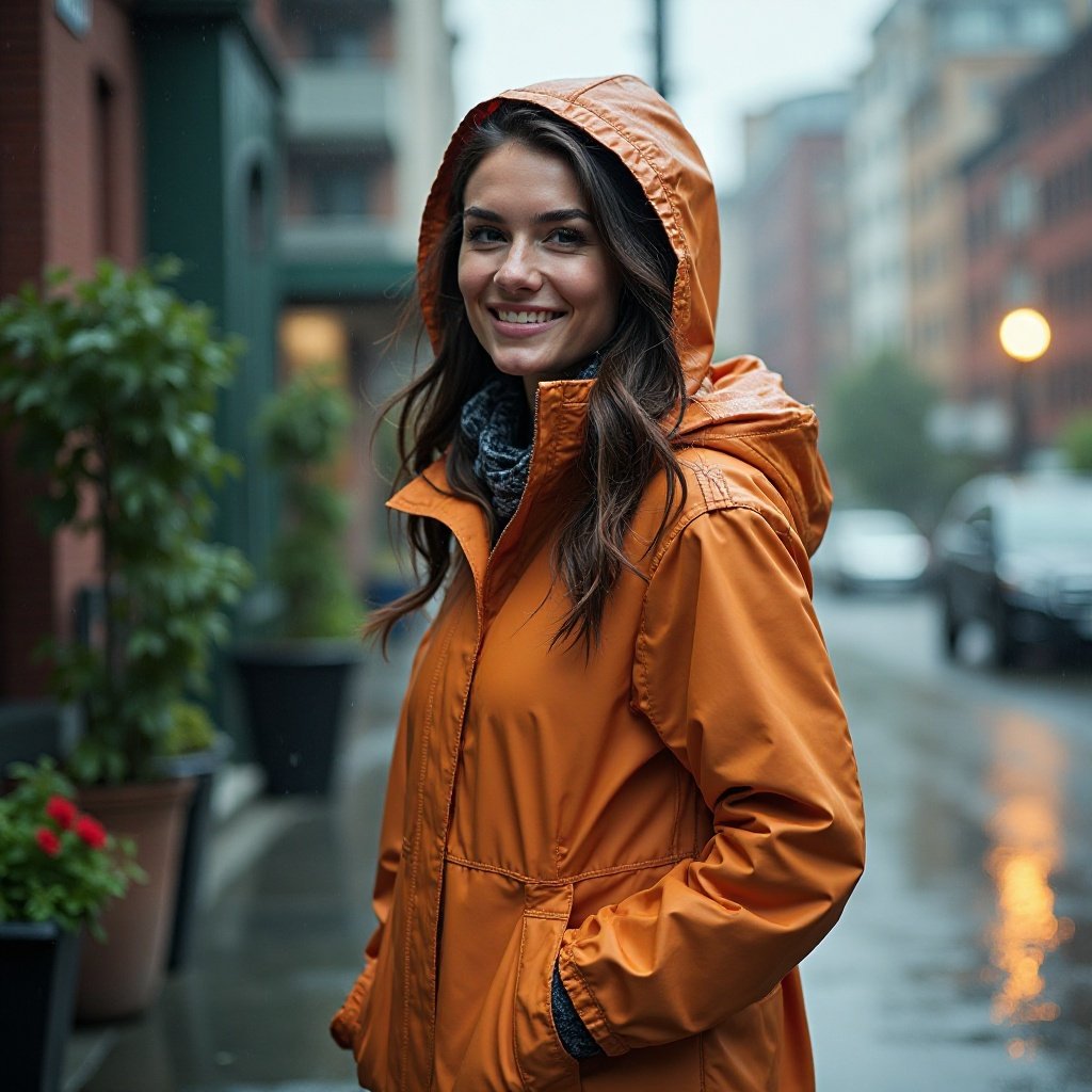Beautiful woman walking in the rain with How to Choose Rain Gear