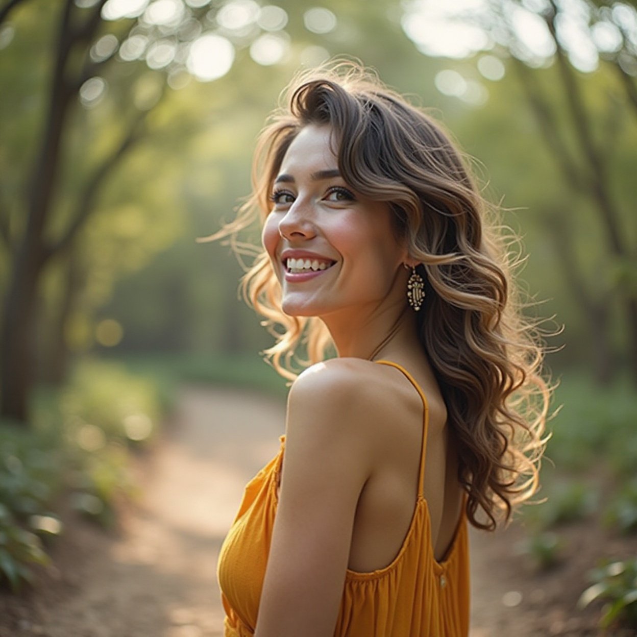 beautiful smiling woman in Beautiful Environments beautiful smiling woman in Beautiful Environments