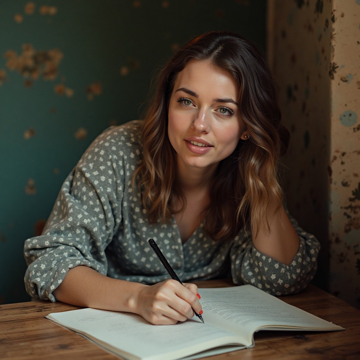 face of a beautiful woman, who writes face of a beautiful woman, who writes